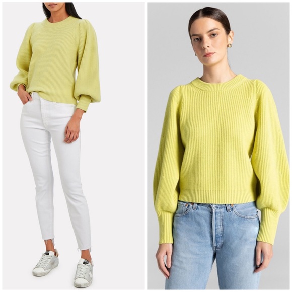 A.L.C. Wool cashmere puff sleeve sweater - Picture 5 of 11